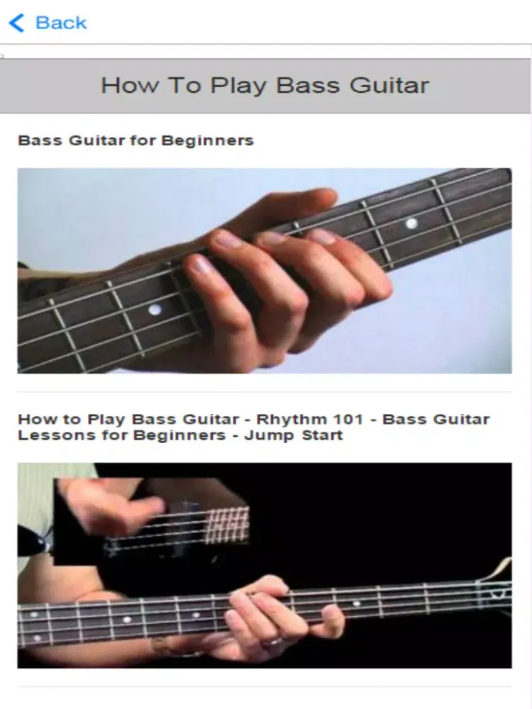Capturas de tela do Guitar Lessons For Beginners - Learn to Play Guitar iPad 