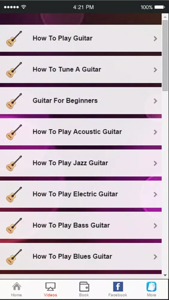 Capturas de tela do Guitar Lessons For Beginners - Learn to Play Guitar