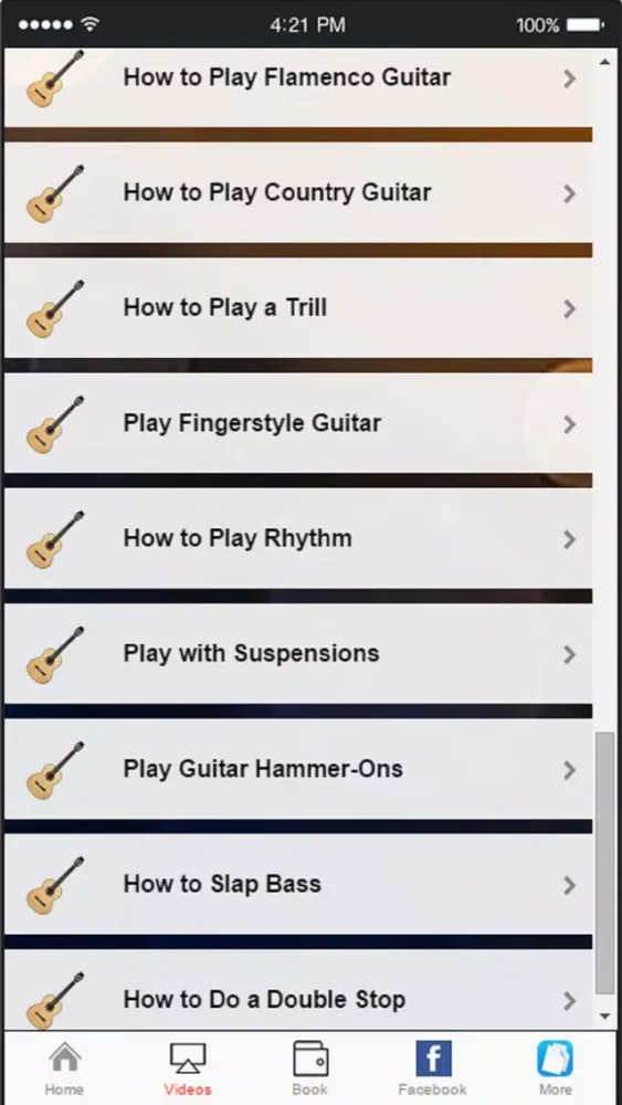 Capturas de tela do Guitar Lessons For Beginners - Learn to Play Guitar