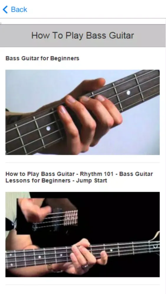 Capturas de tela do Guitar Lessons For Beginners - Learn to Play Guitar