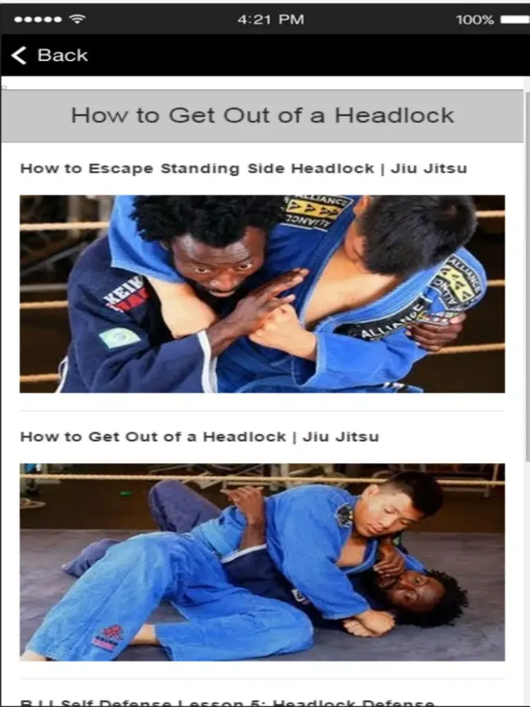 Brazilian Jiu Jitsu techniques - Learn The Basic Moves iPad  Screenshots