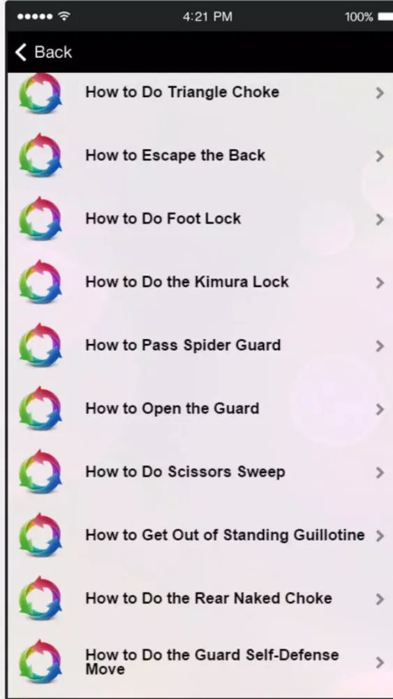 Brazilian Jiu Jitsu techniques - Learn The Basic Moves Screenshots
