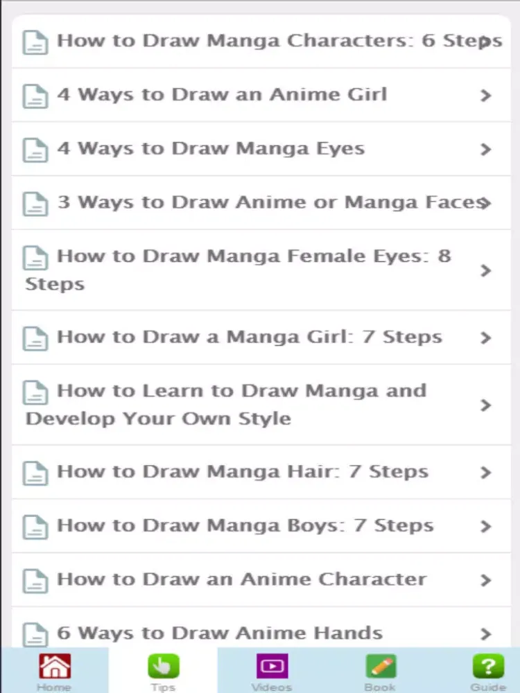 صور How to Draw Anime and Manga The Easy Way iPad 