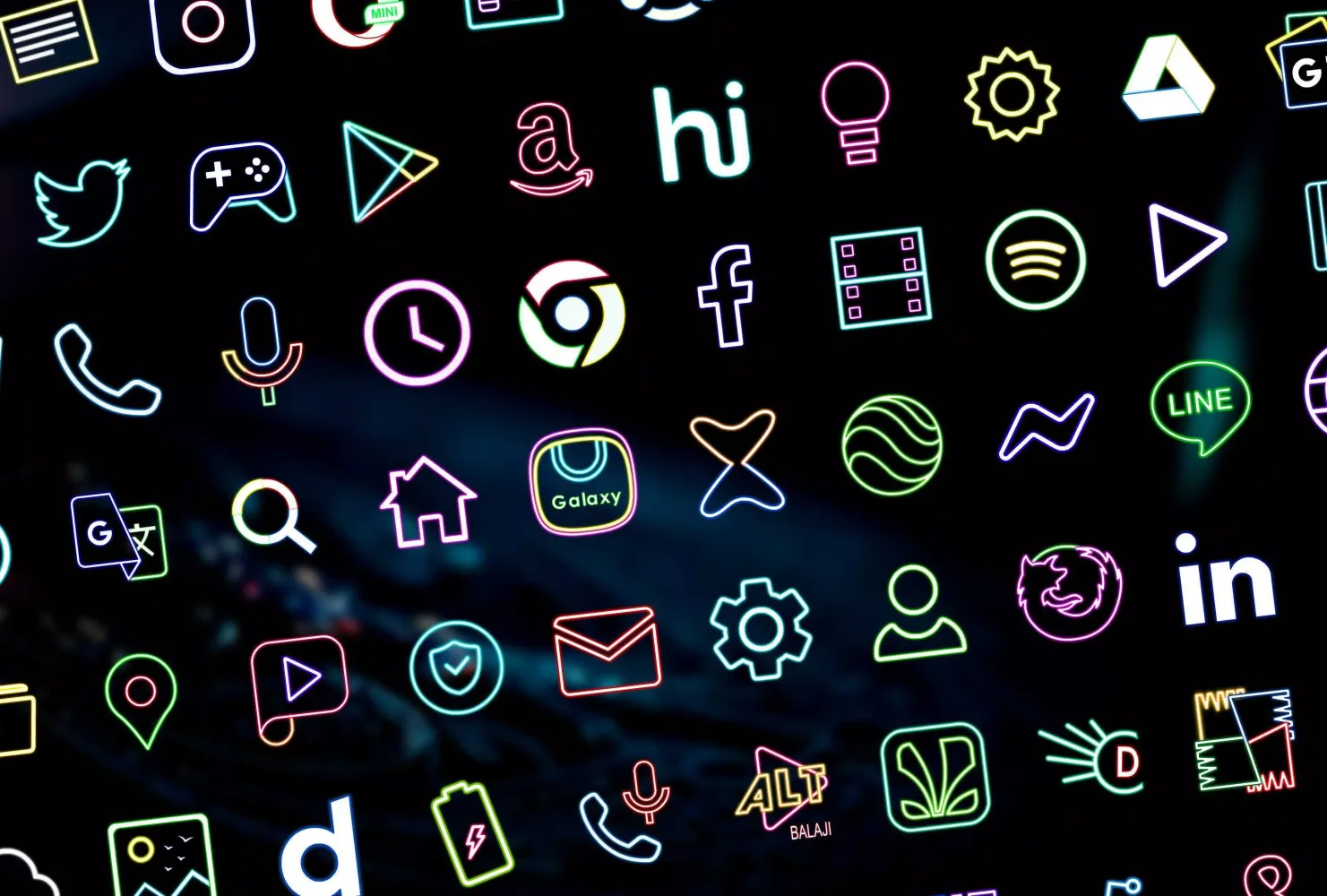 Capturas de pantalla de Neon Icon Pack