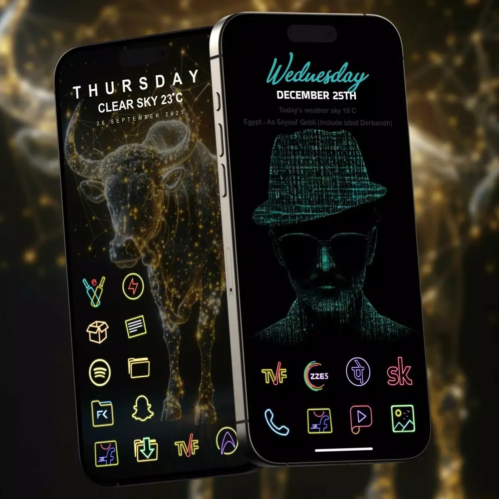 Capturas de pantalla de Neon Icon Pack