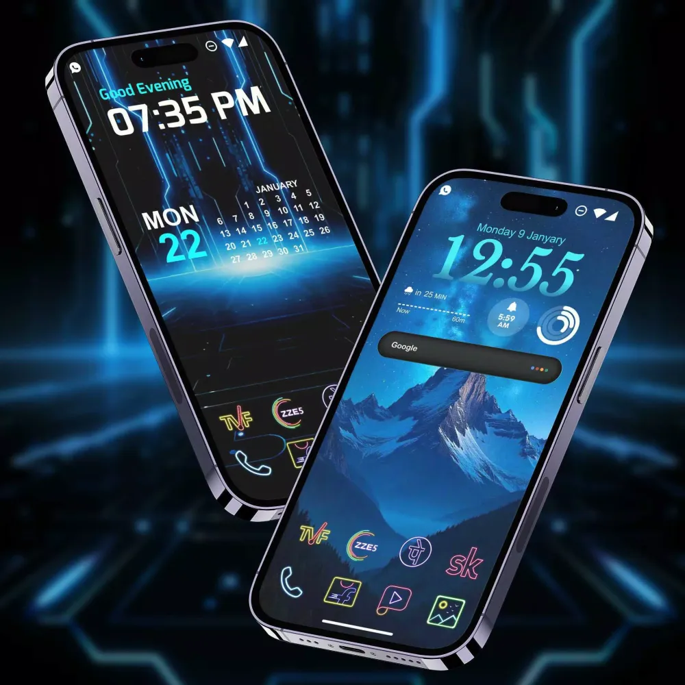 Capturas de pantalla de Neon Icon Pack