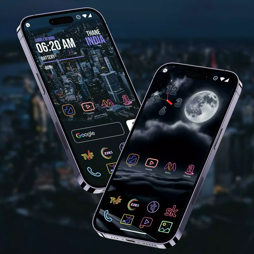 Capturas de pantalla de Neon Icon Pack