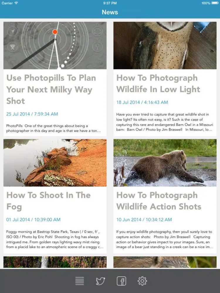 Capturas de tela do Photography Tips - Latest Photography News With Tips and Techniques To Learn How To Create Better Images iPad 