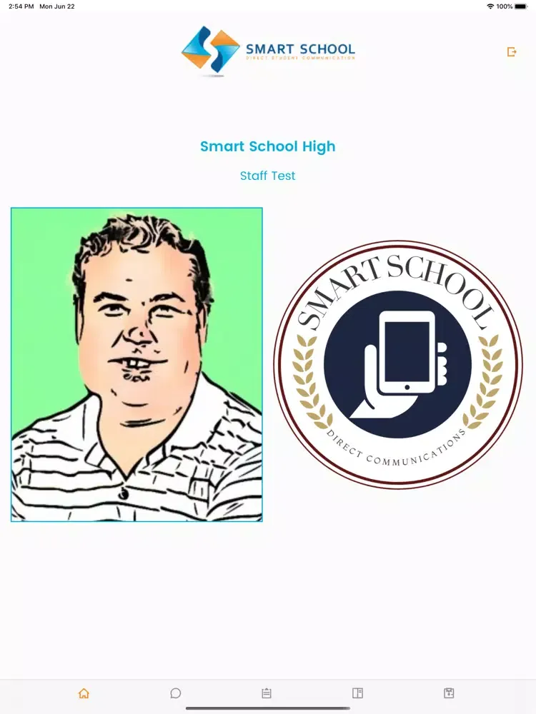 Screenshot di Smart School Communications iPad 