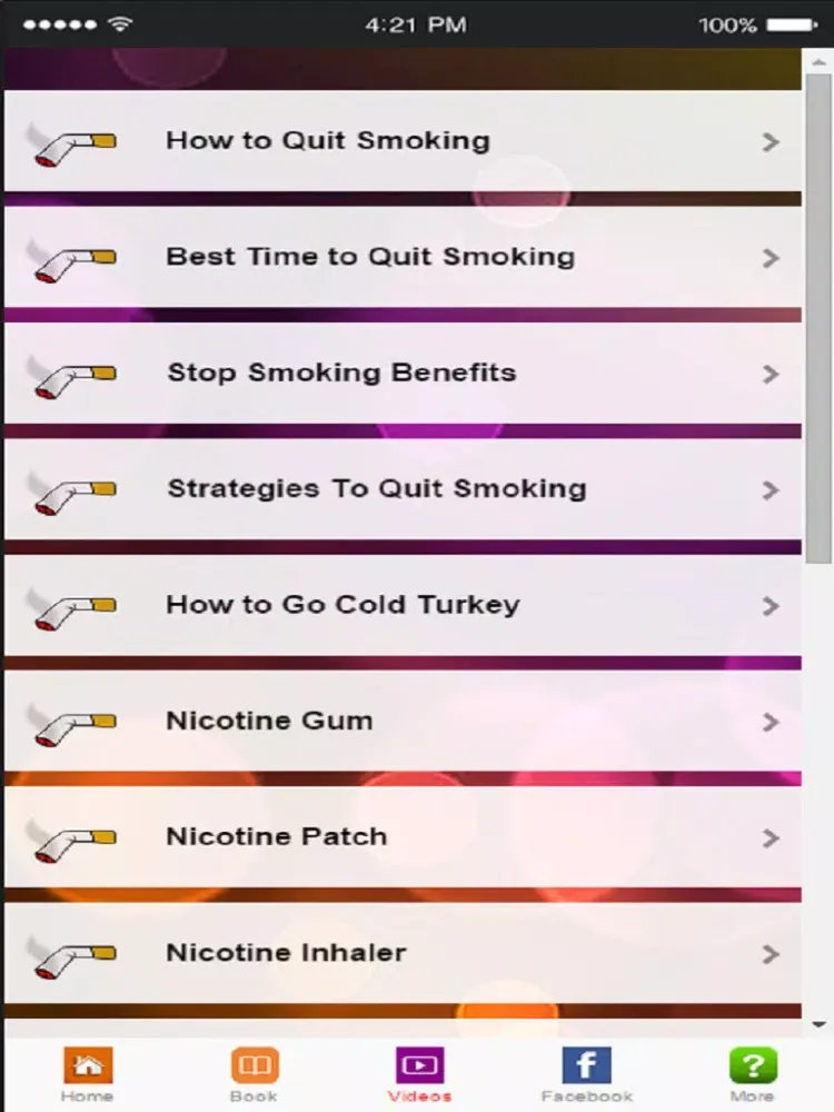Capturas de pantalla de How to Quit Smoking - Learn Method to Stop Smoking iPad 