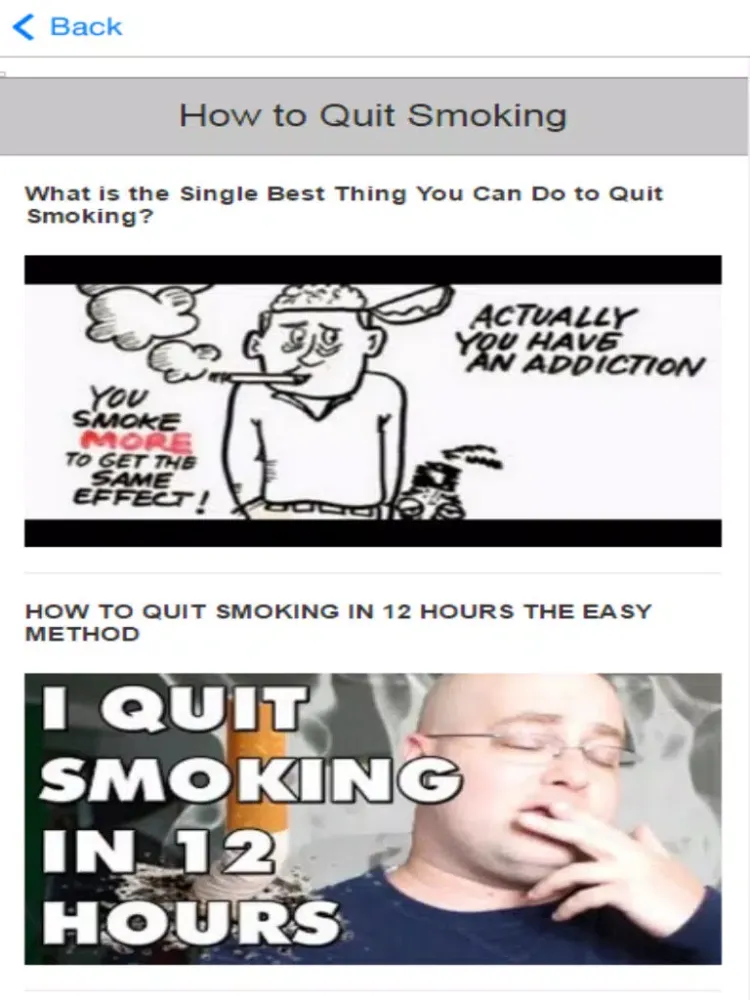 Capturas de pantalla de How to Quit Smoking - Learn Method to Stop Smoking iPad 