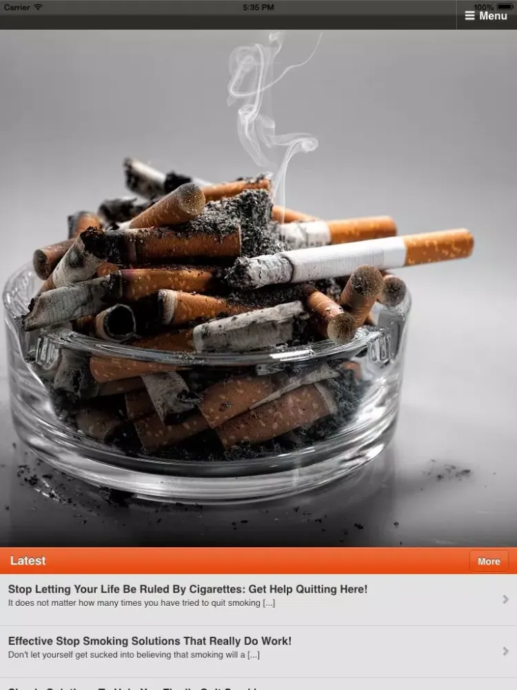 Capturas de pantalla de How to Quit Smoking - Learn Method to Stop Smoking iPad 