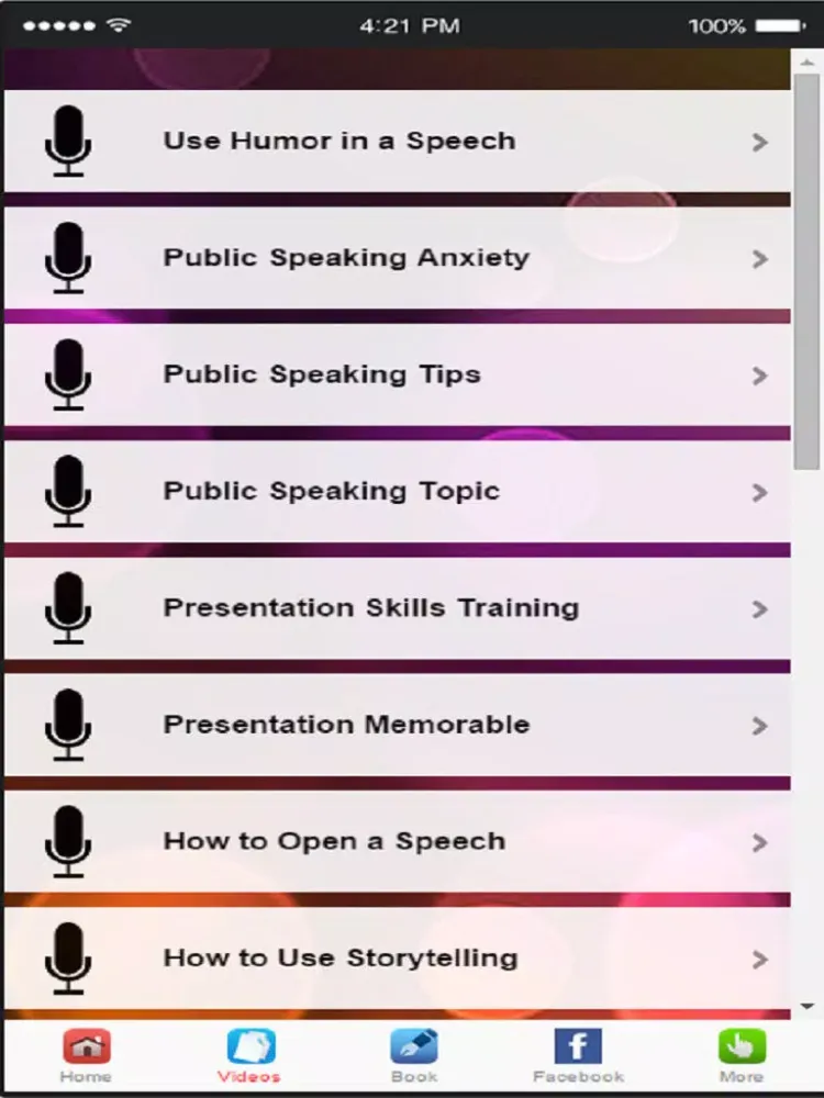 Capturas de tela do Public Speaking Tips - Learn How to Become a Confident and Engaging Public Speaker iPad 