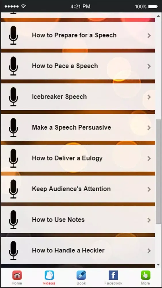 Capturas de tela do Public Speaking Tips - Learn How to Become a Confident and Engaging Public Speaker