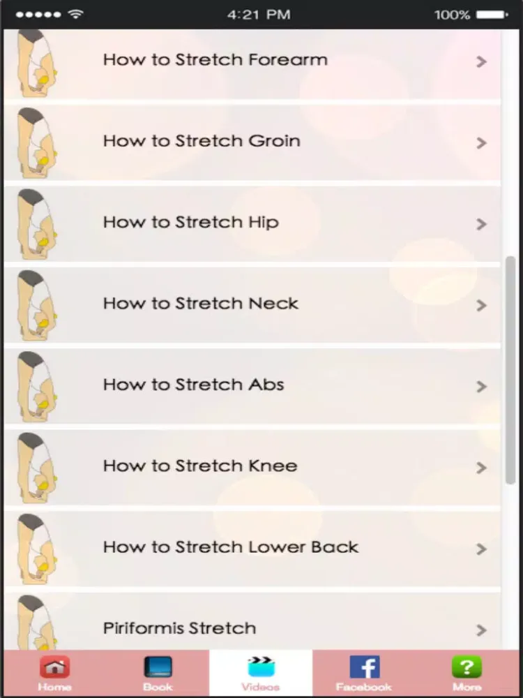 Screenshot di How to Stretch - Guide to Basic Stretches iPad 