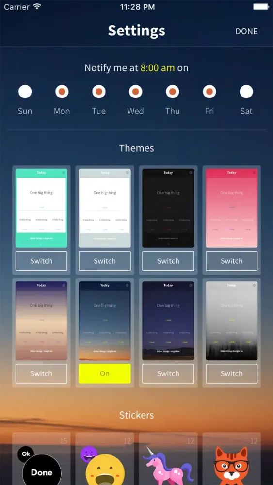 Скриншоты One Big Thing App