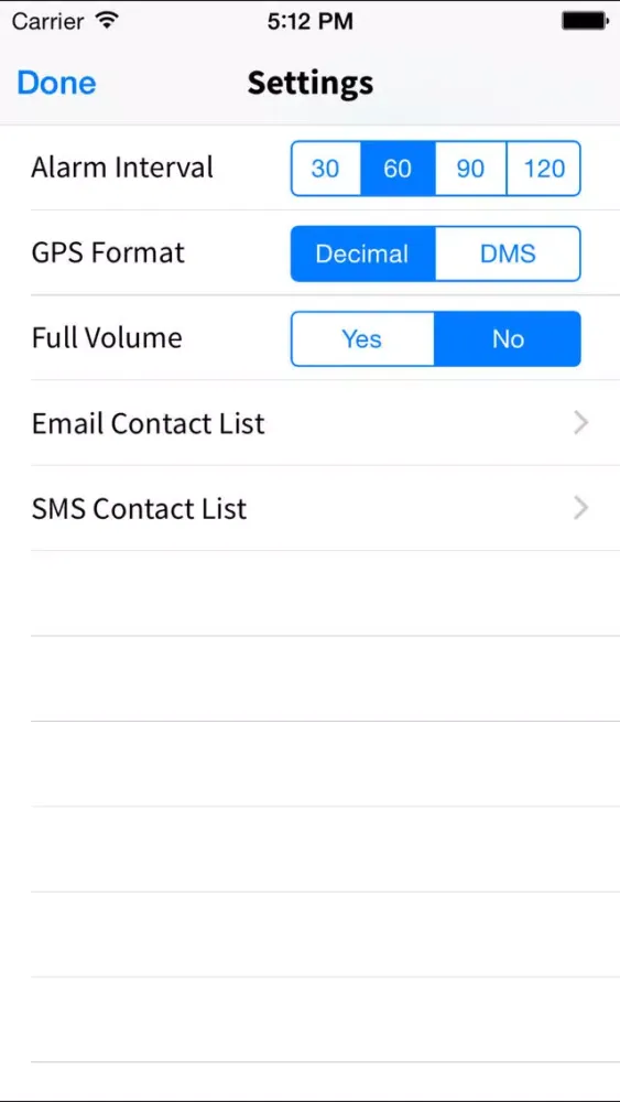 Emergency Beacon Screenshots