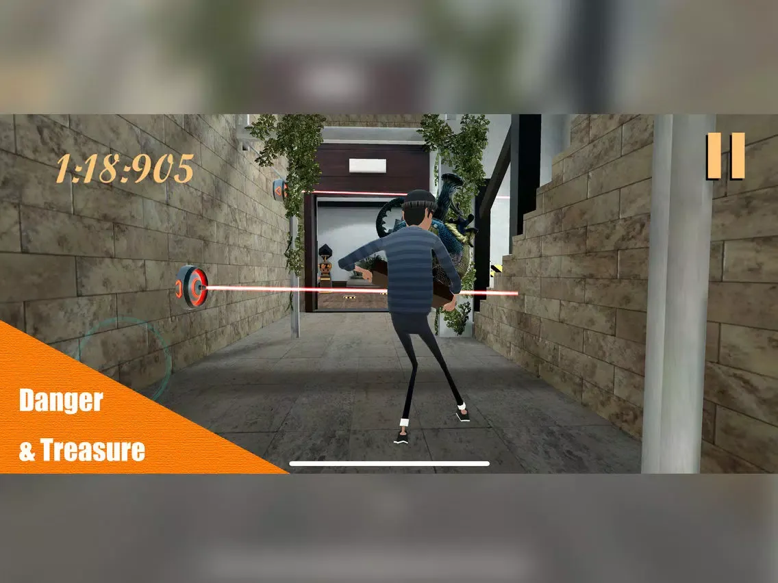 Capturas de tela do Clumsy Thief Rob iPad 
