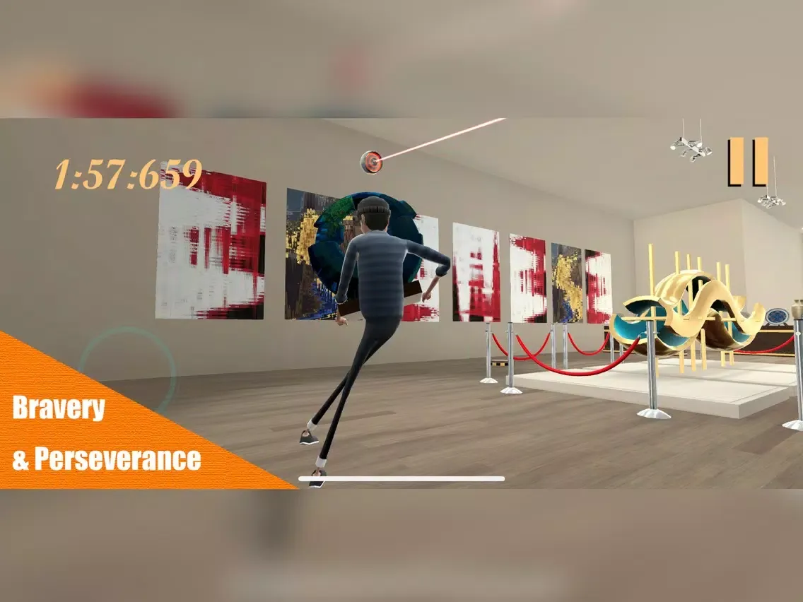 Capturas de tela do Clumsy Thief Rob iPad 