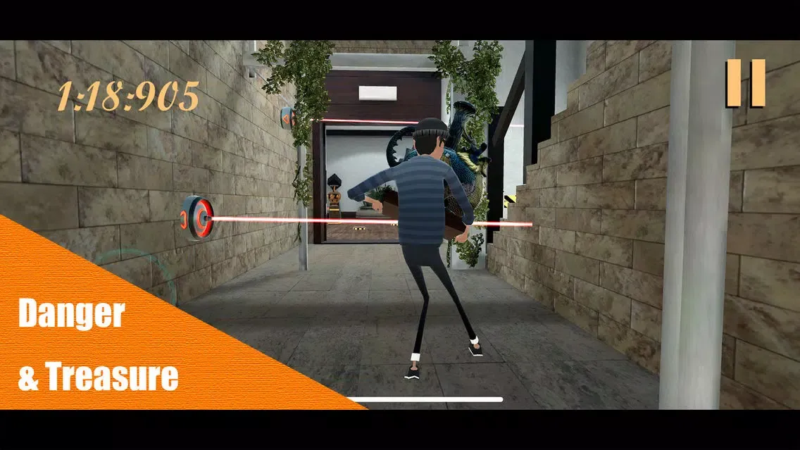 Capturas de tela do Clumsy Thief Rob