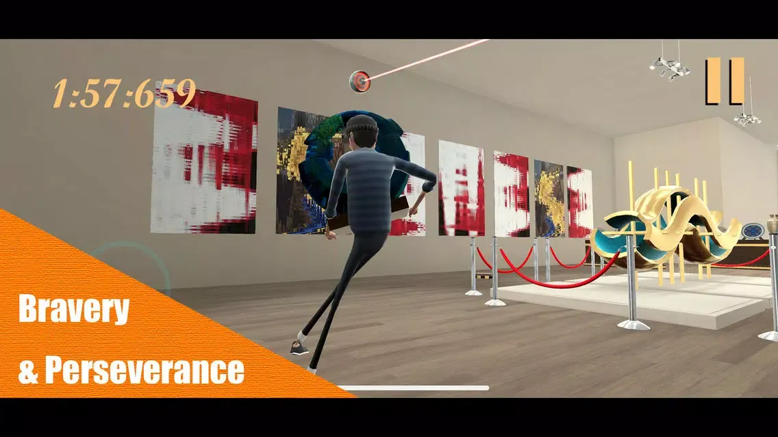 Capturas de tela do Clumsy Thief Rob
