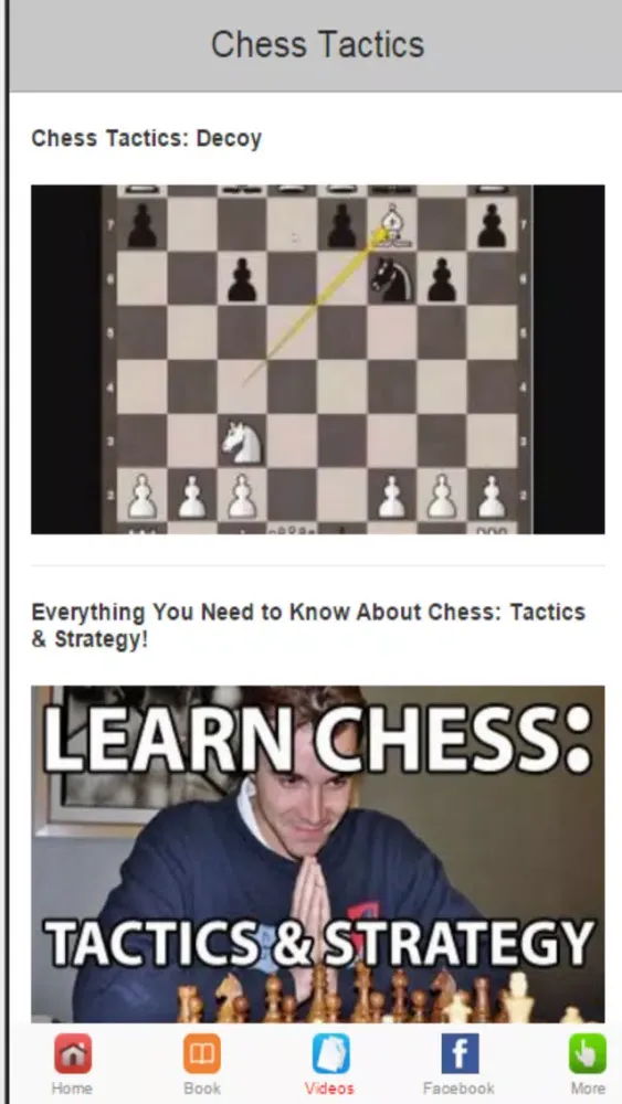 Скриншоты Chess Tactics - Learn How To Improve Your Chess