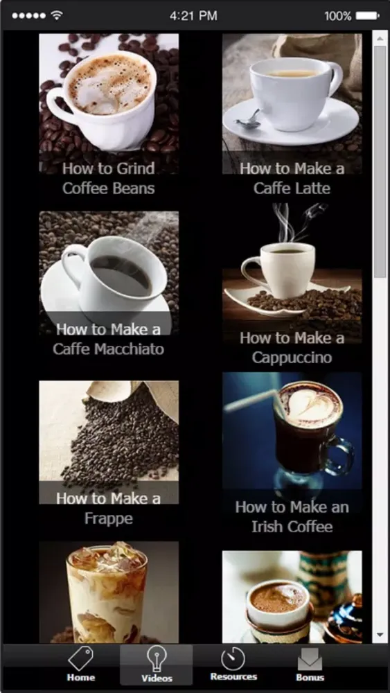 Captures d'écran de Learn How To Make Coffee - Real Simple
