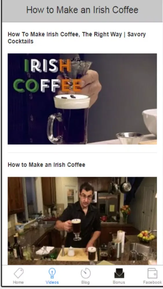 Captures d'écran de Learn How To Make Coffee - Real Simple