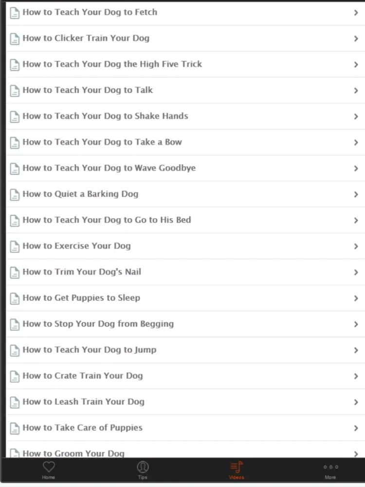 Dog Training Guide -Learn Basic Dog Training Tips iPad  スクリーンショット