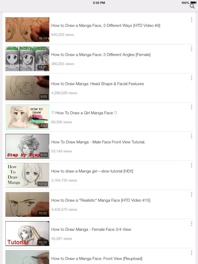 Manga Tutorials - How to Draw Manga iPad 应用截图