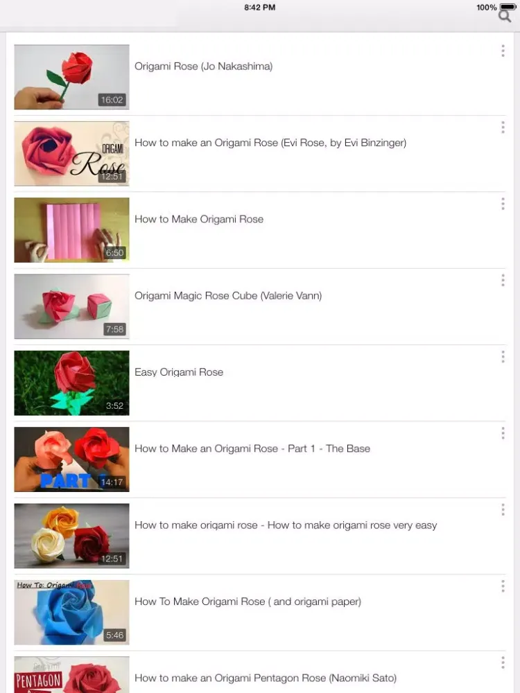 Ảnh chụp màn hình của How To Make Origami - Learn Origami Folding Instructions iPad 
