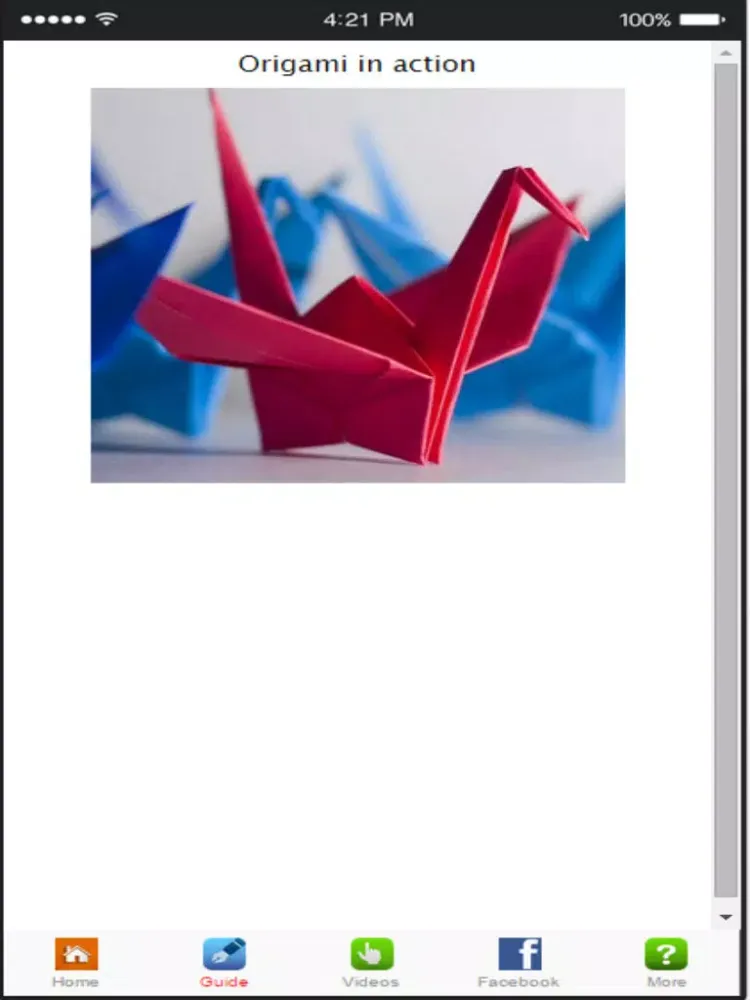Ảnh chụp màn hình của How To Make Origami - Learn Origami Folding Instructions iPad 