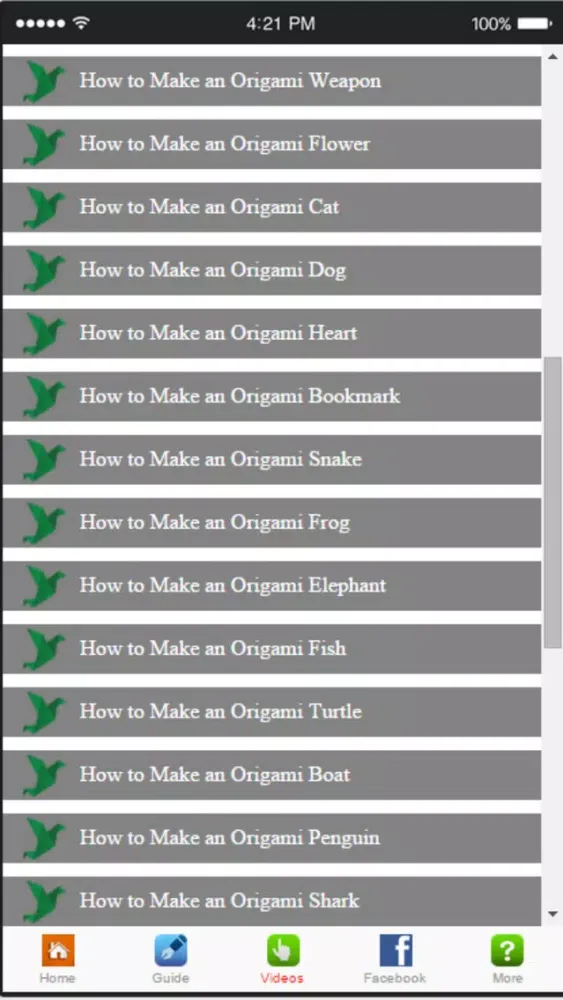 Ảnh chụp màn hình của How To Make Origami - Learn Origami Folding Instructions