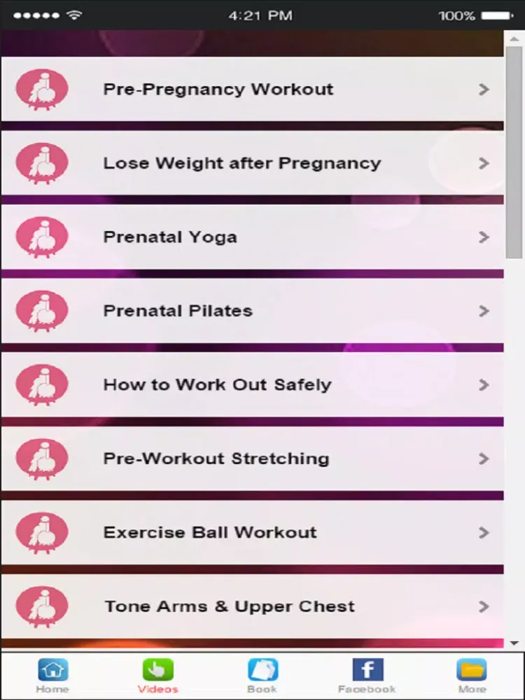 Prenatal Exercise - Great Exercise During Pregnancy and Safe Workouts iPad  Screenshots