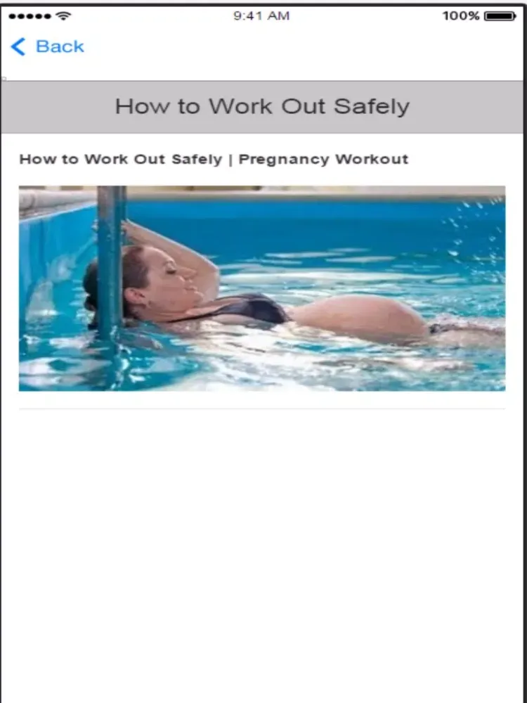 Prenatal Exercise - Great Exercise During Pregnancy and Safe Workouts iPad  Screenshots