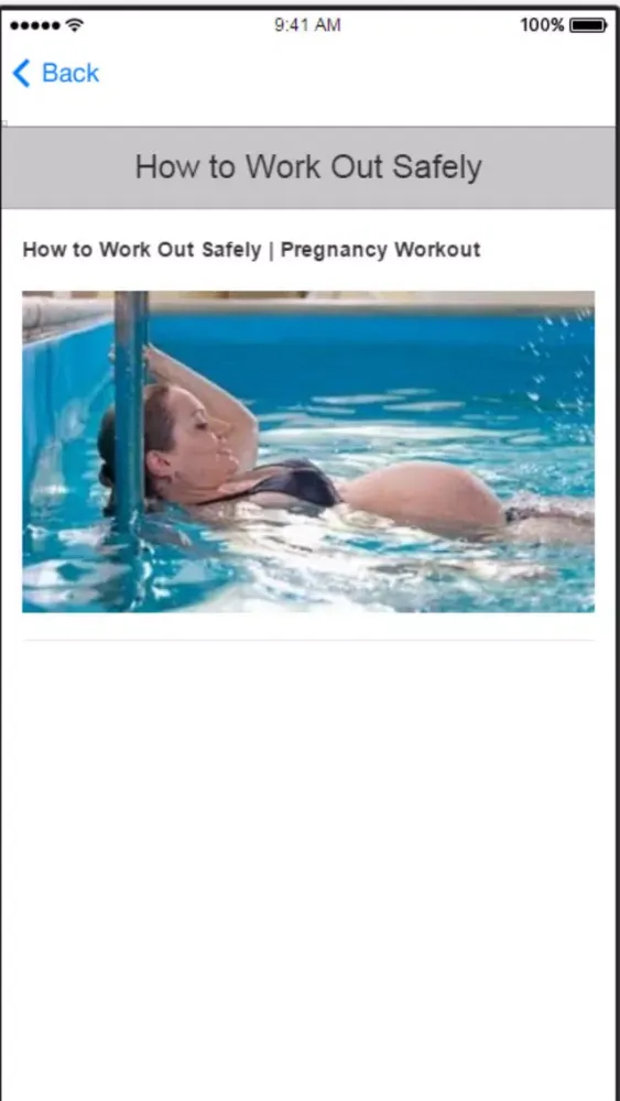 Prenatal Exercise - Great Exercise During Pregnancy and Safe Workouts Screenshots