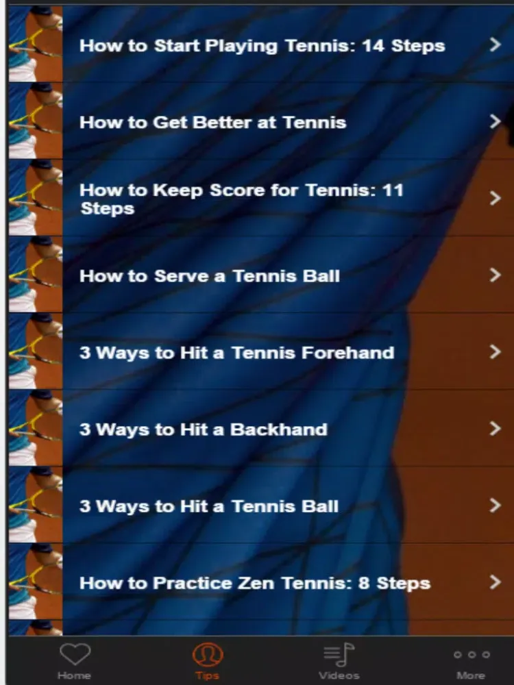 Captures d'écran de Tennis Tips Improve Your Strokes and Strategy iPad 