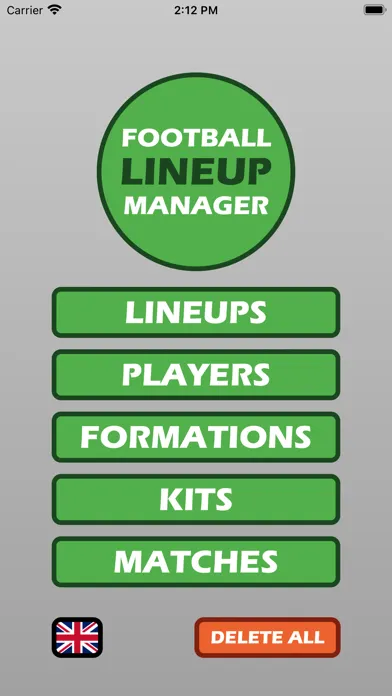Football Lineup Manager Screenshots