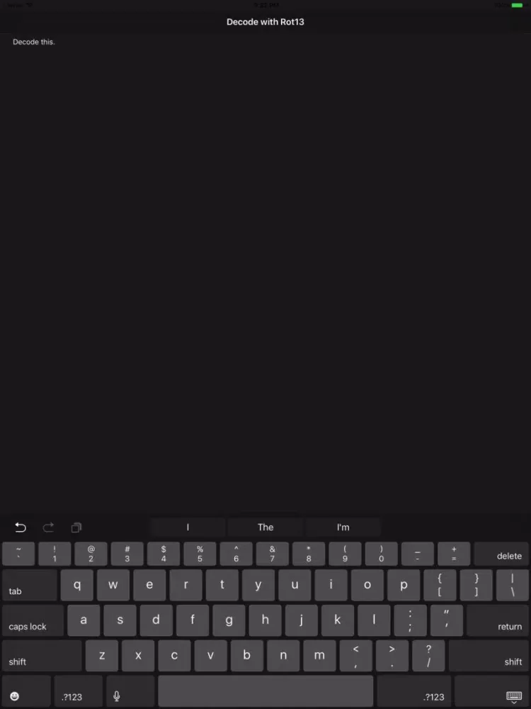 Rot13 Cipher iPad  Ekran Görüntüleri