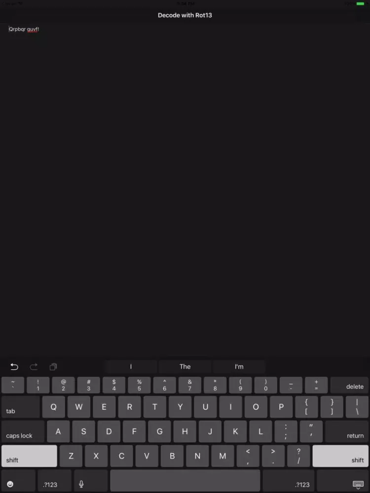 Rot13 Cipher iPad  Ekran Görüntüleri