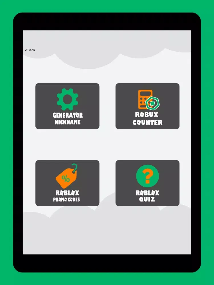 Ảnh chụp màn hình của Nickname Generator For Roblox iPad 
