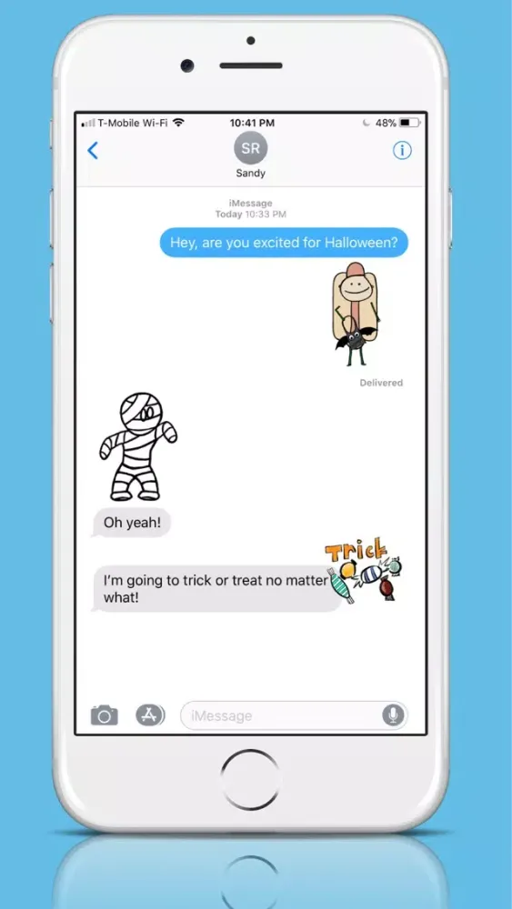 Скриншоты Halloweenies Animated Stickers