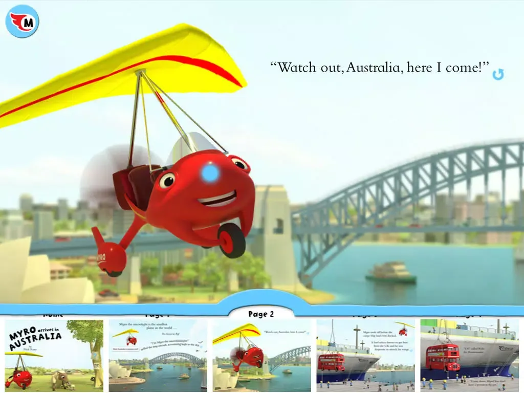 Zrzuty ekranu Myro Arrives in Australia - Animated storybook 1 iPad 