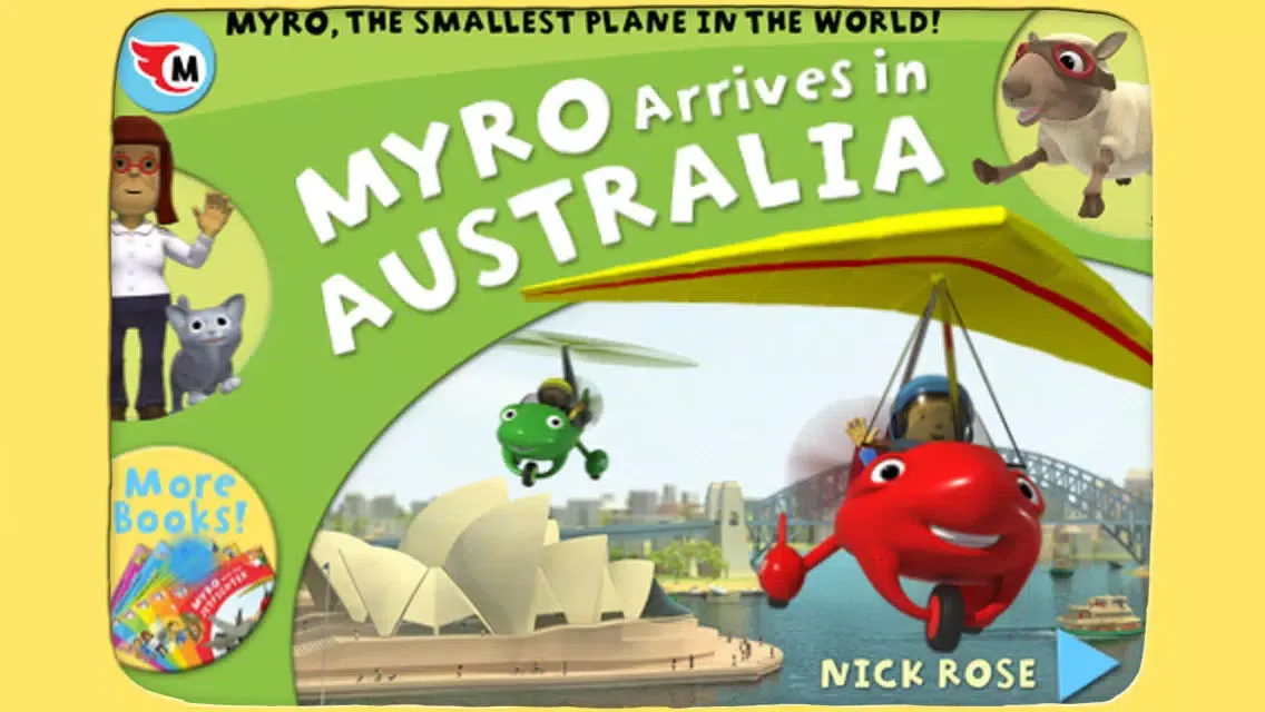 Zrzuty ekranu Myro Arrives in Australia - Animated storybook 1