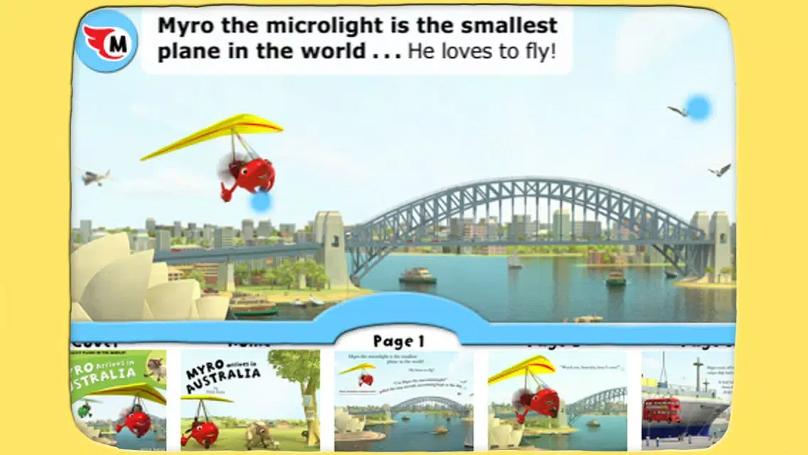 Zrzuty ekranu Myro Arrives in Australia - Animated storybook 1