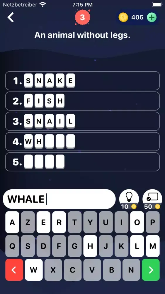 Guess 5: fight list categories স্ক্রিনশট