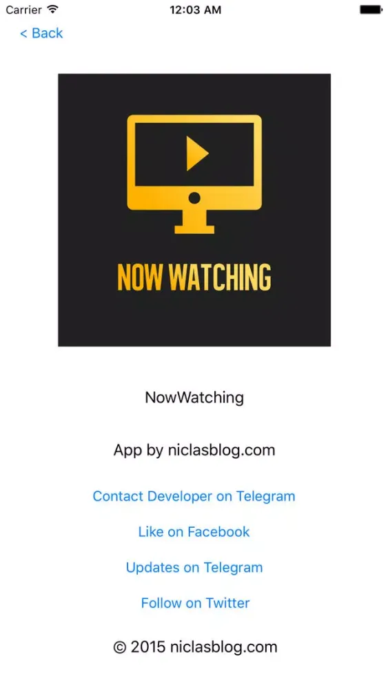 NowWatching Screenshots