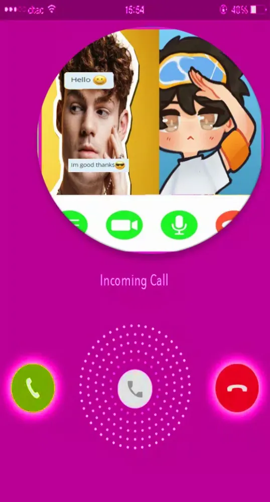 ภาพหน้าจอของ chat call nico video chat