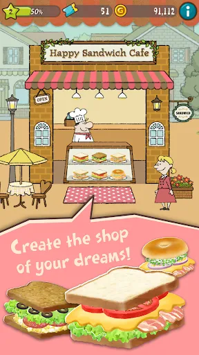 Скриншоты Happy Sandwich Cafe