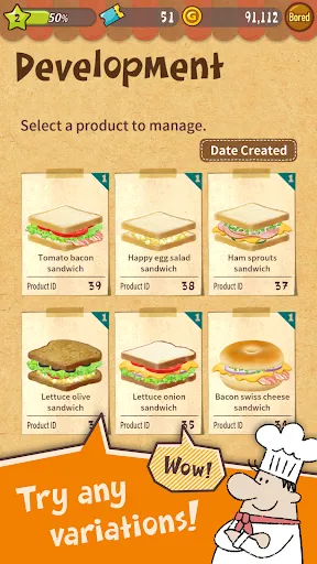 Скриншоты Happy Sandwich Cafe